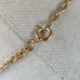 Antique guilloche enameled pendant necklace