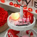 Mini Valentine’s Day Metal Farm Truck with 2 Hearts