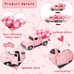 Mini Valentine’s Day Metal Farm Truck with 2 Hearts