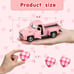Mini Valentine’s Day Metal Farm Truck with 2 Hearts