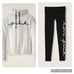 PINK leggings & sweatshirt set