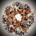 Handmade thanksgiving Wreath fall pumpkin decorations