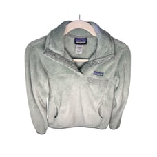 Patagonia | Women's Re-Tool Snap T-Fleece Pullover - Atoll Blue, Size XS