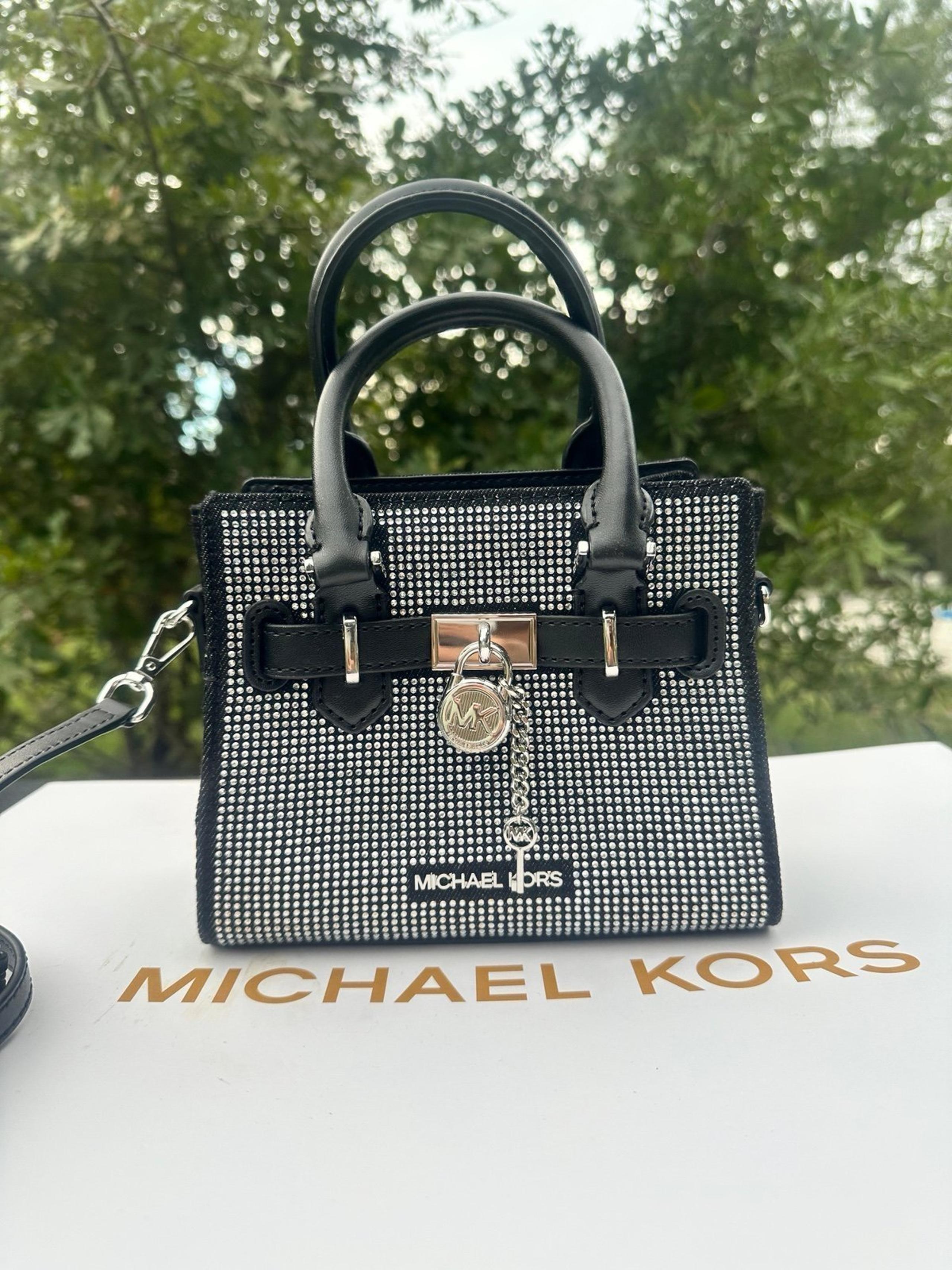 Michael Kors XS Hamilton satchel crossbody women sparkly satchel