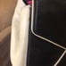 kate spade black and white leather satchel