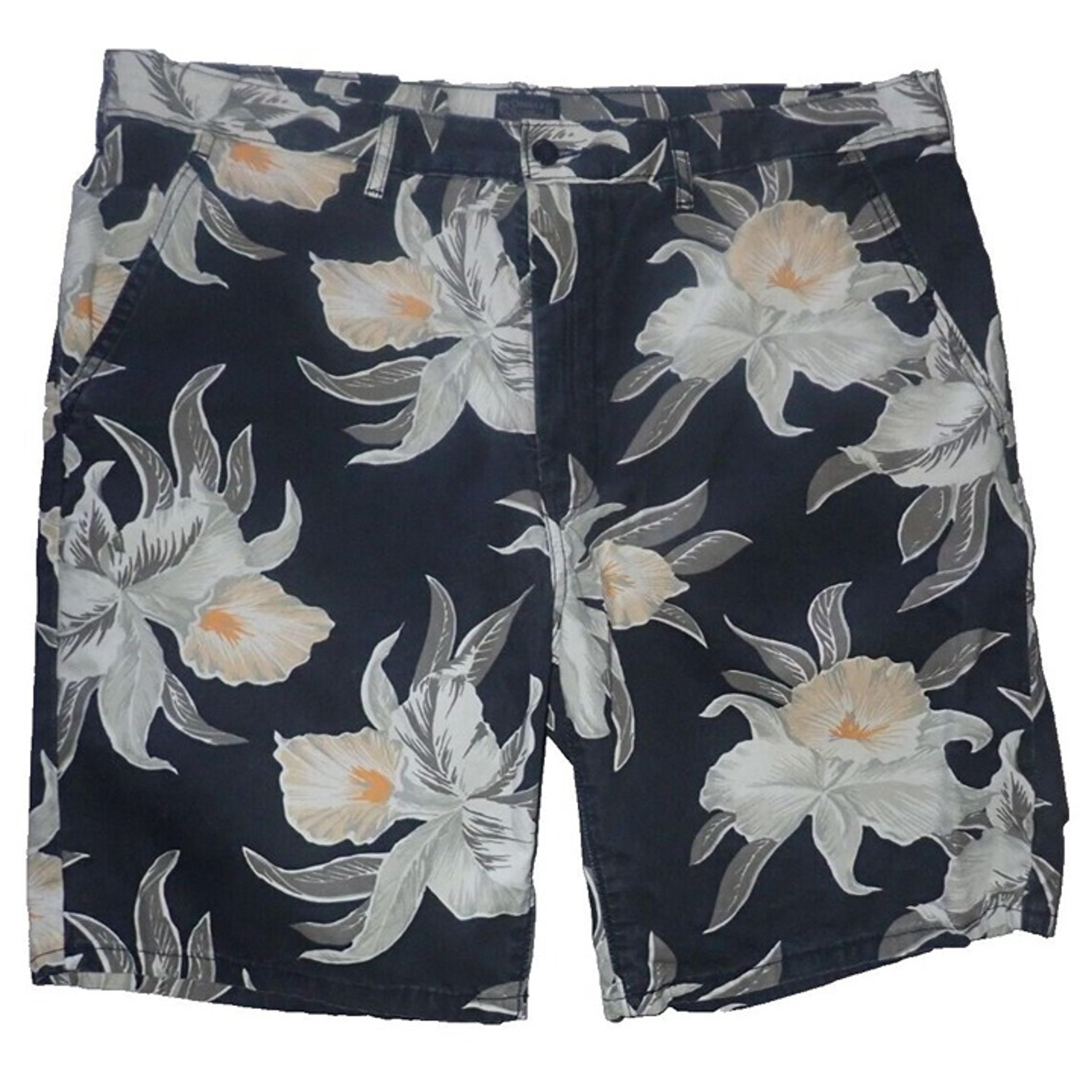 Levis Tropical Floral Shorts Mens 41" Flat Front Walking Casual Cruise Chino