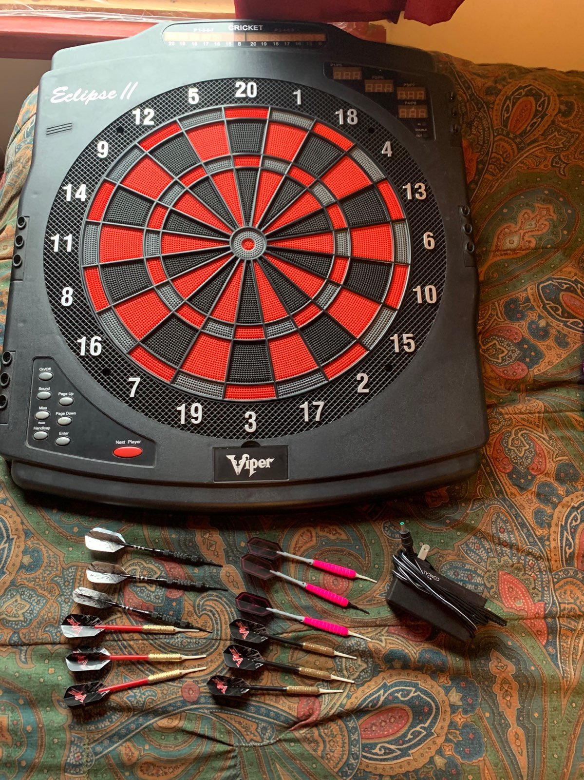 Electric dart board