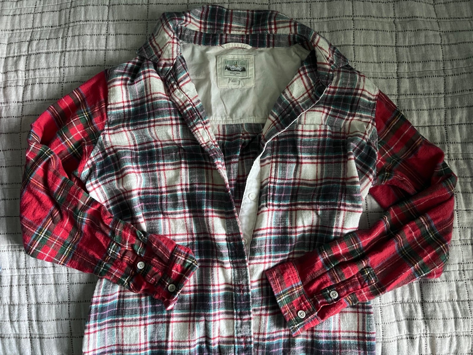 American Eagle plaid shirt jacket