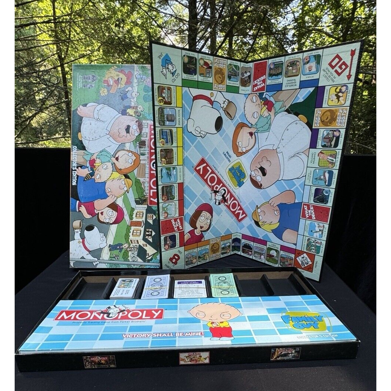 USAOpoly Monopoly Monopoly Family Guy 2006 Ed Box Pewter Tokens