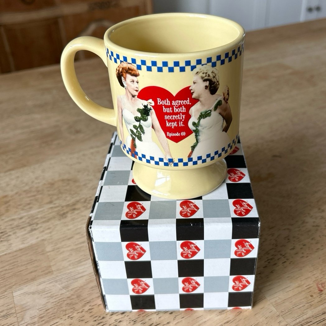I love Lucy Mug, New, Vintage 1951.