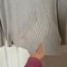 Eileen Fisher | Merino Wool Gray Ribbed Mockneck Sweater Sz XS