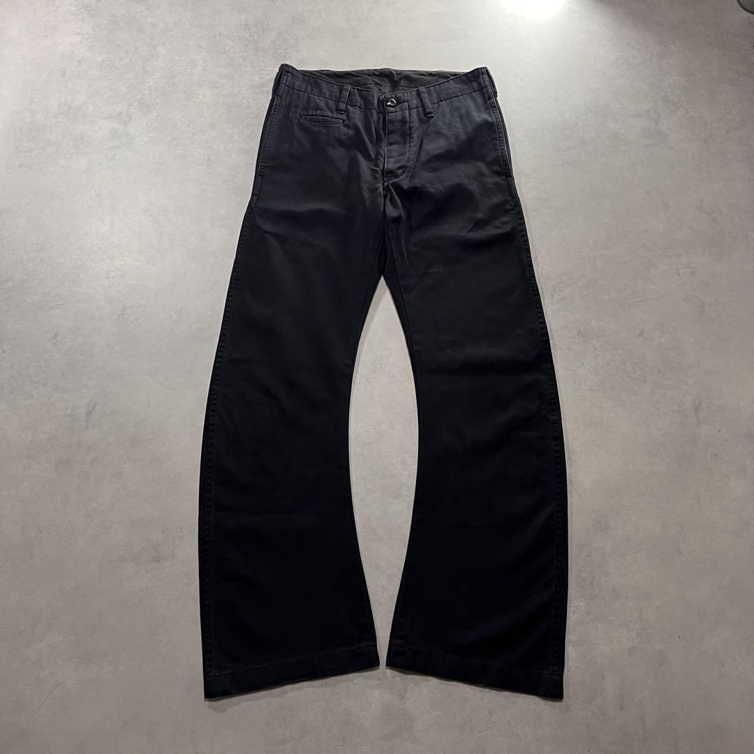 最新人気 banana Black flared Y2K pants パンツ