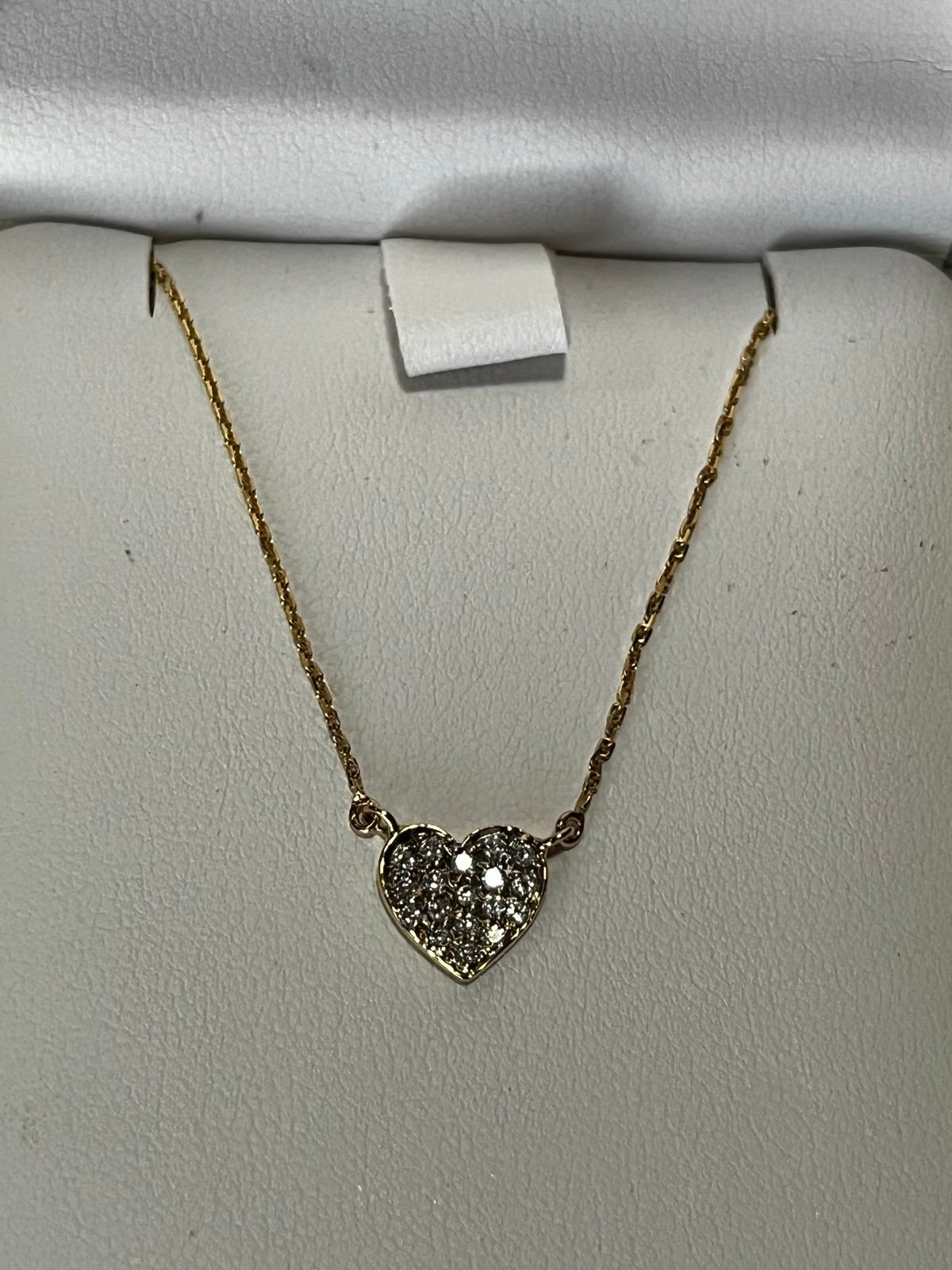 Diamond Heart Necklace 14k