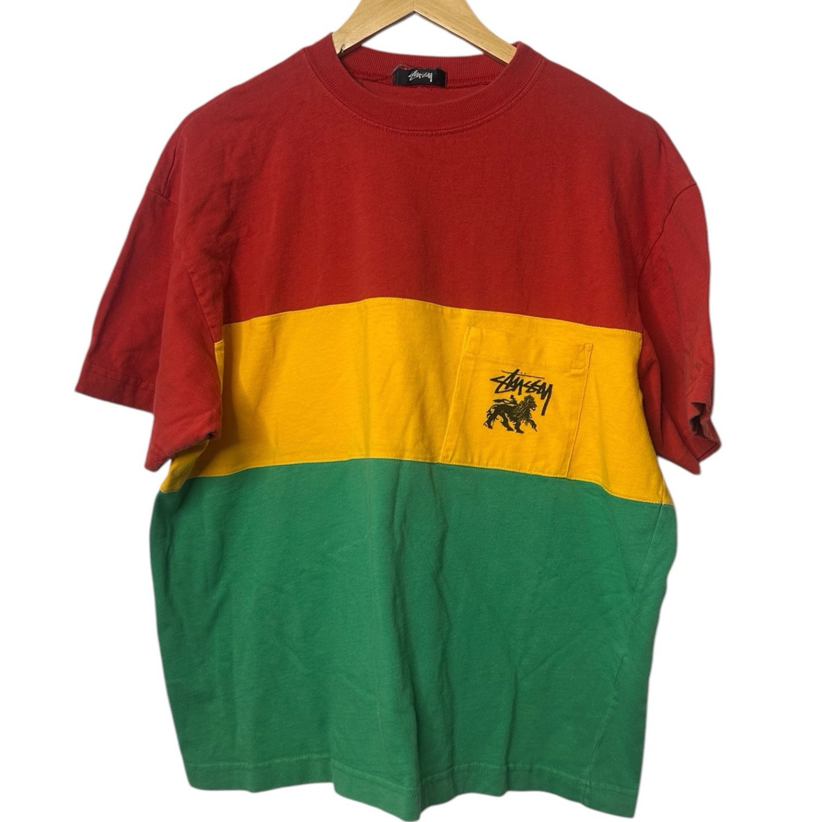 Vintage 80’s/90’s Reggae STUSSY T Shirt Size L