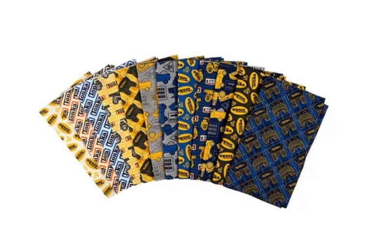 Tonka Retro Tough Trucks fabric bundle
