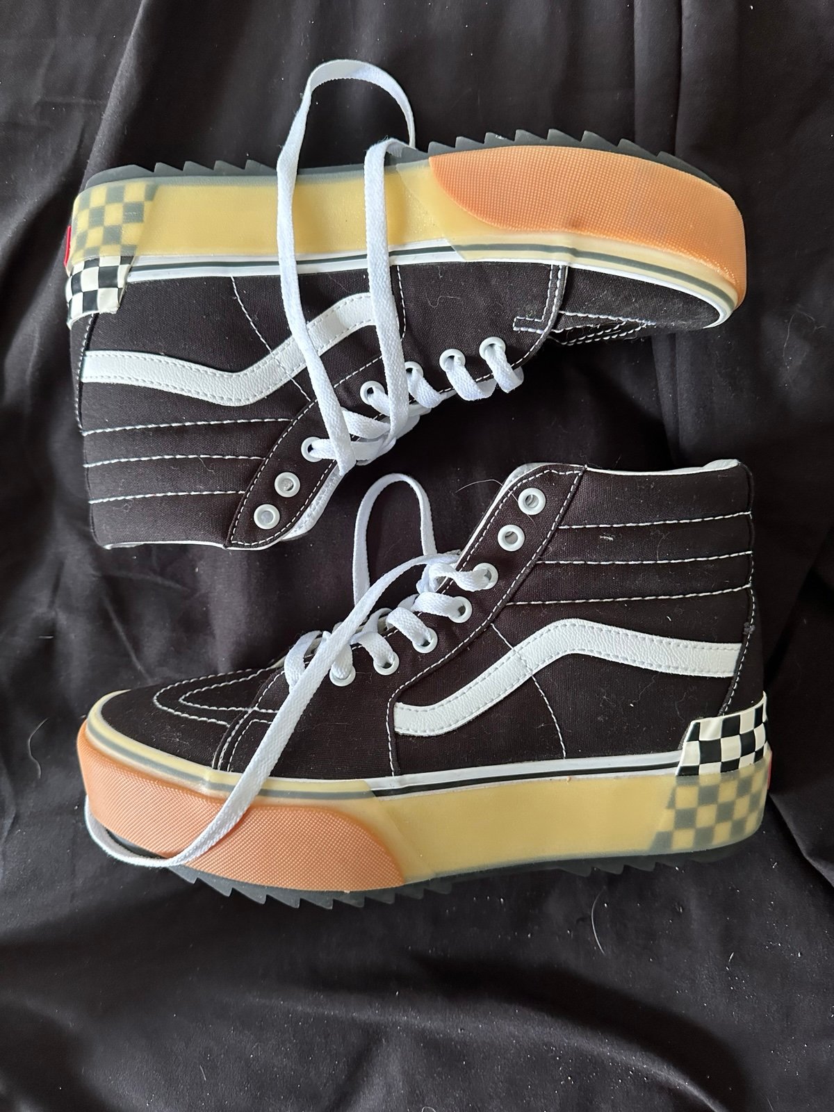 Rare Vans Sk8-Hi Stacked Checkerboard Size 10 in women’s