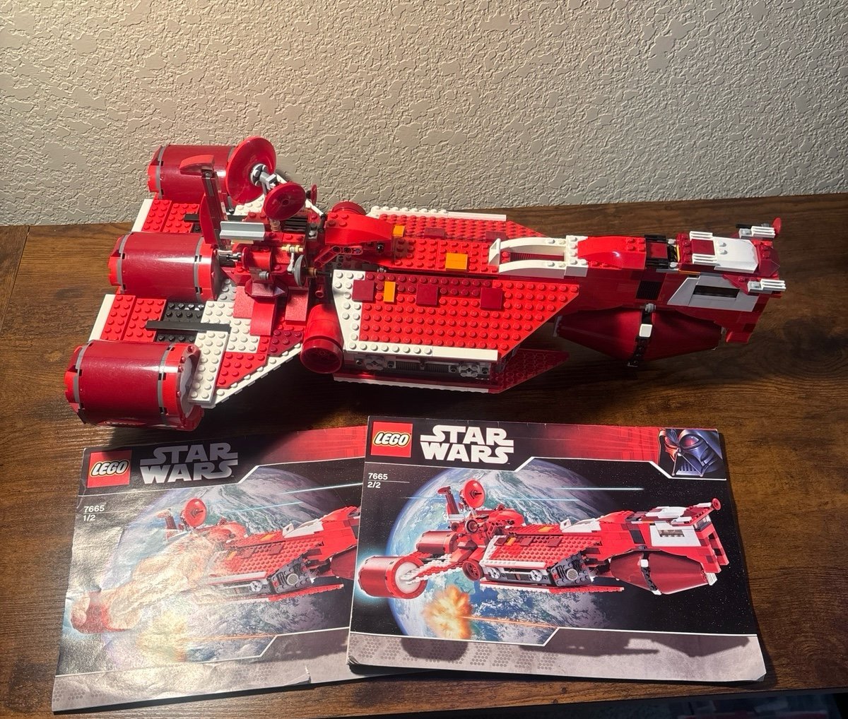 Republic Cruiser LEGO Star Wars, Set 7665 (RETIRED) with manual Only