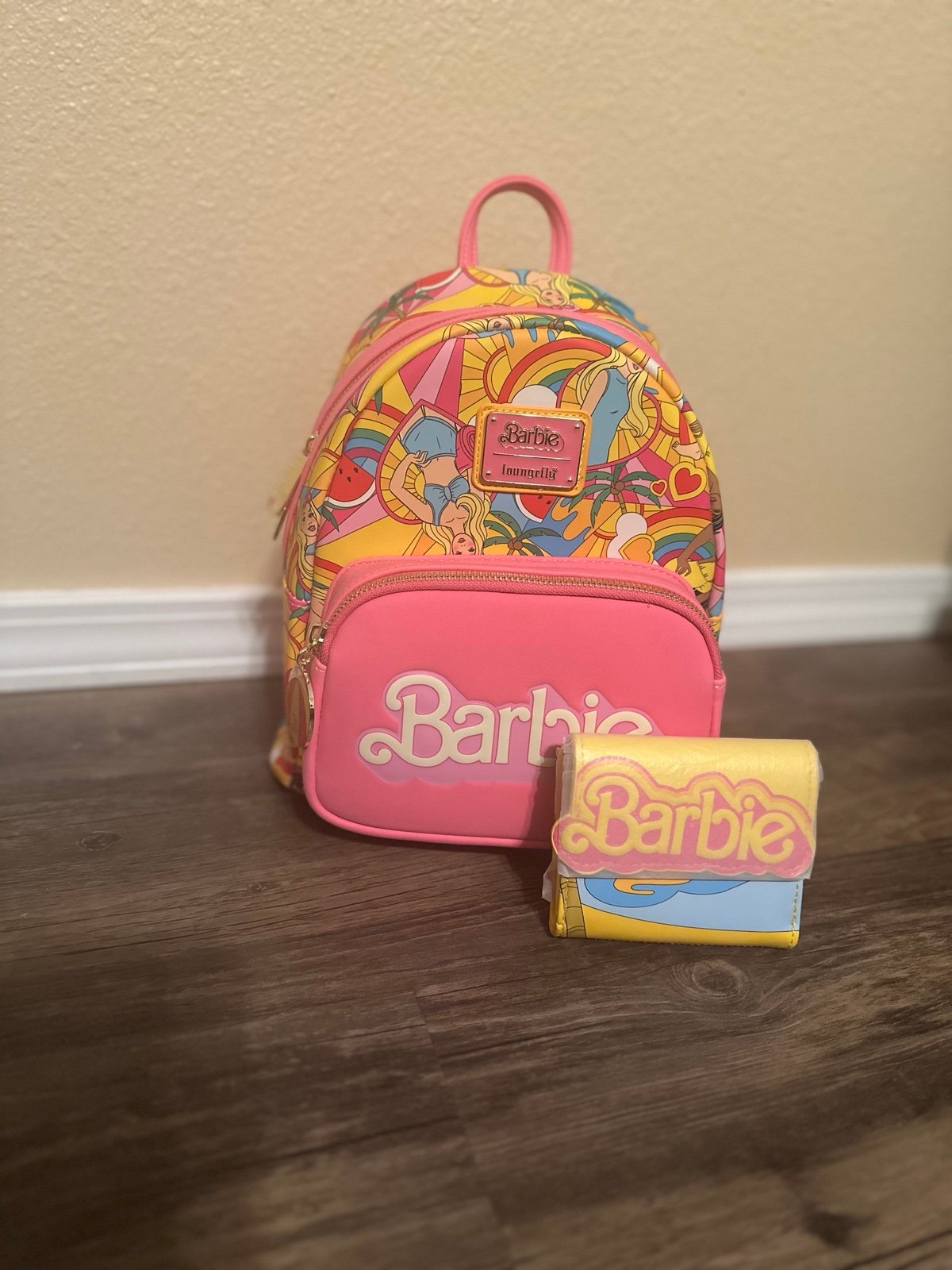 Loungefly Barbie Fun In The Sun Mini Backpack and Wallet