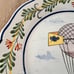 Antique Guyton 1784 France Saks Fifth Ave Balloon Flight Hand Painted Plate 9.75