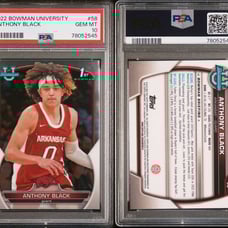 PSA 10 Anthony Black Bowman U 1st Bowman Prospect PSA 10 Magic RC