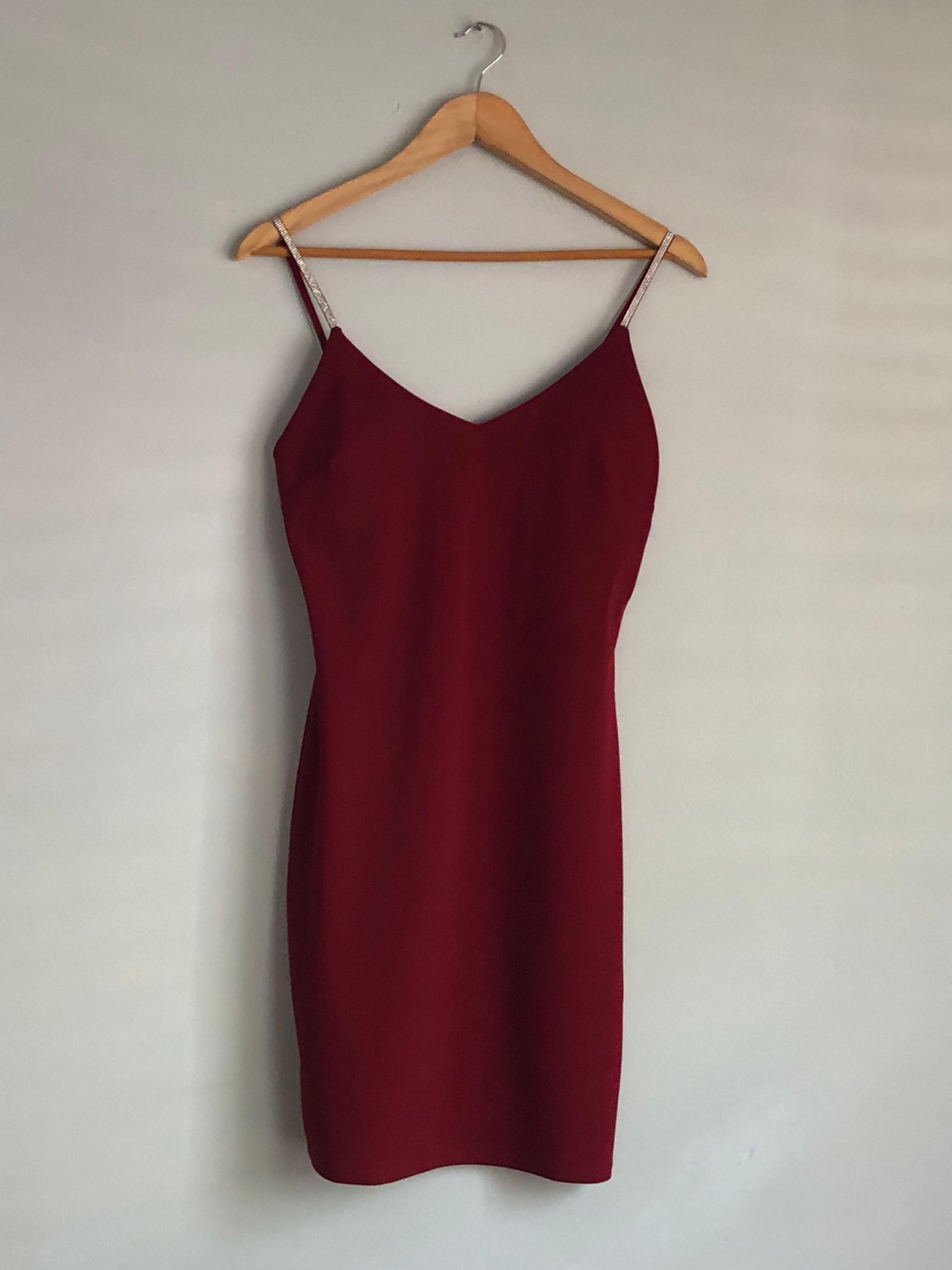 Womens Burgandy Dress size L