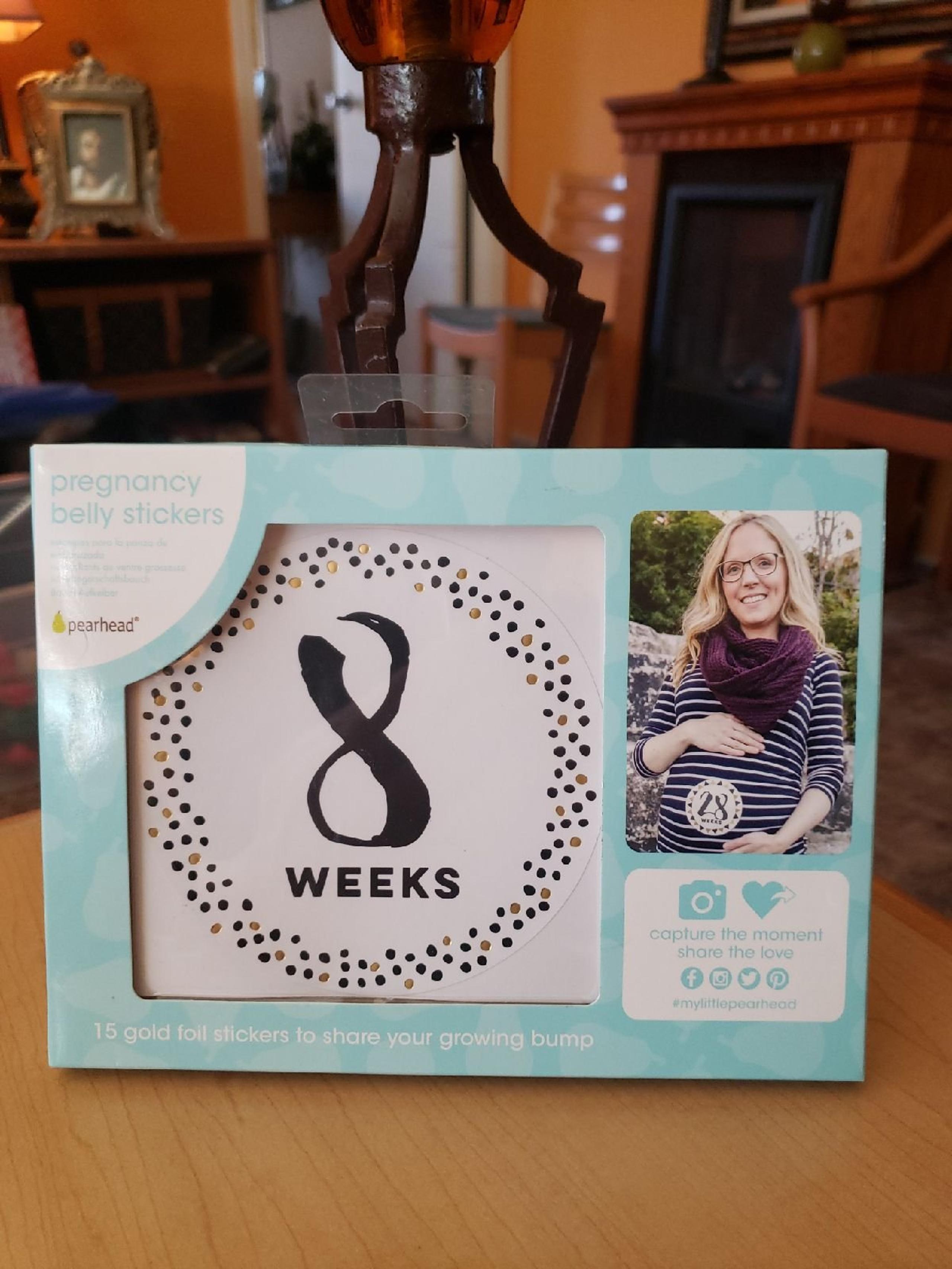 Pearhead Pregnancy Belly Stickers Baby B