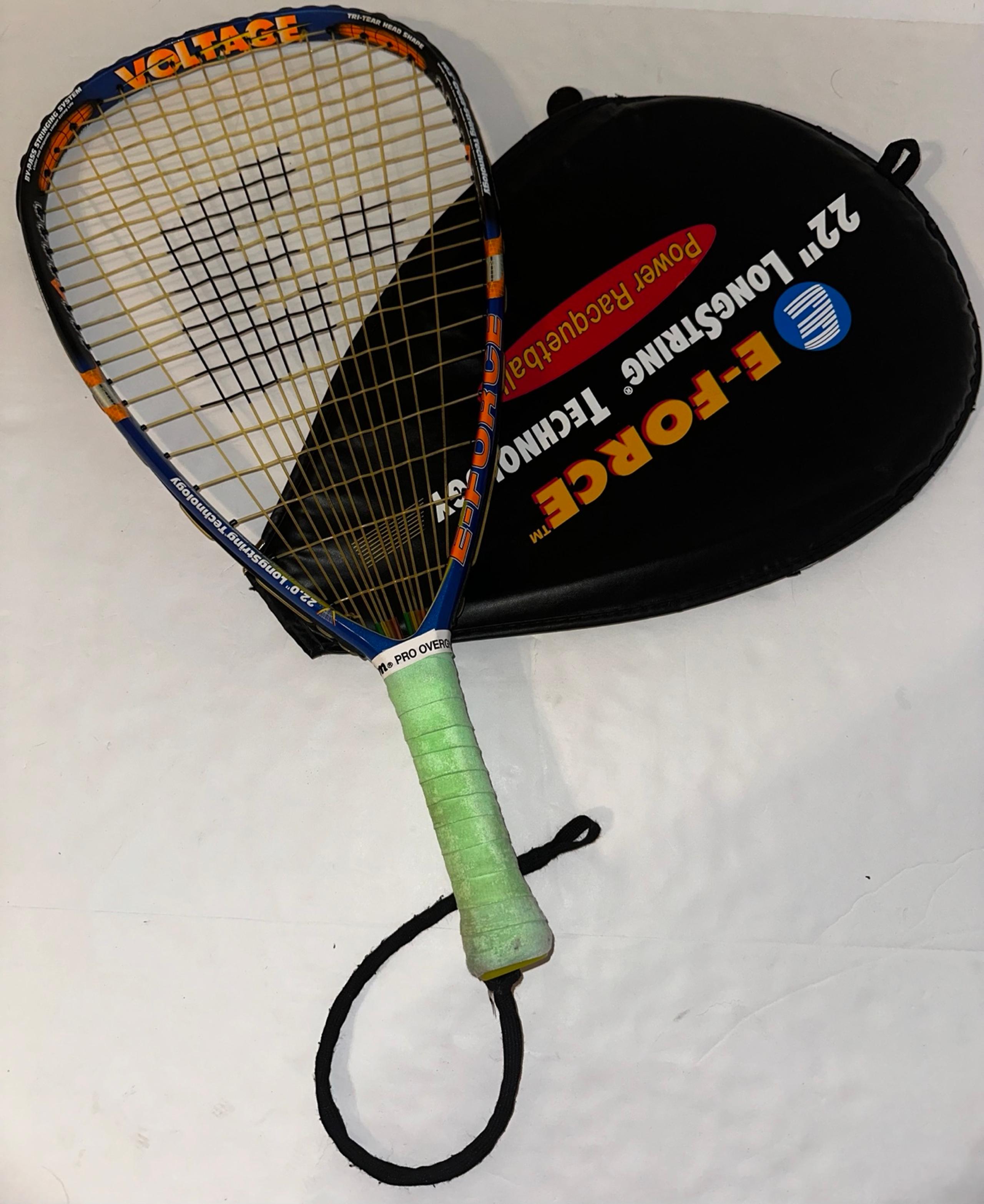 E-Force Voltage 22" Long String Technology Power Racquetball Racquet