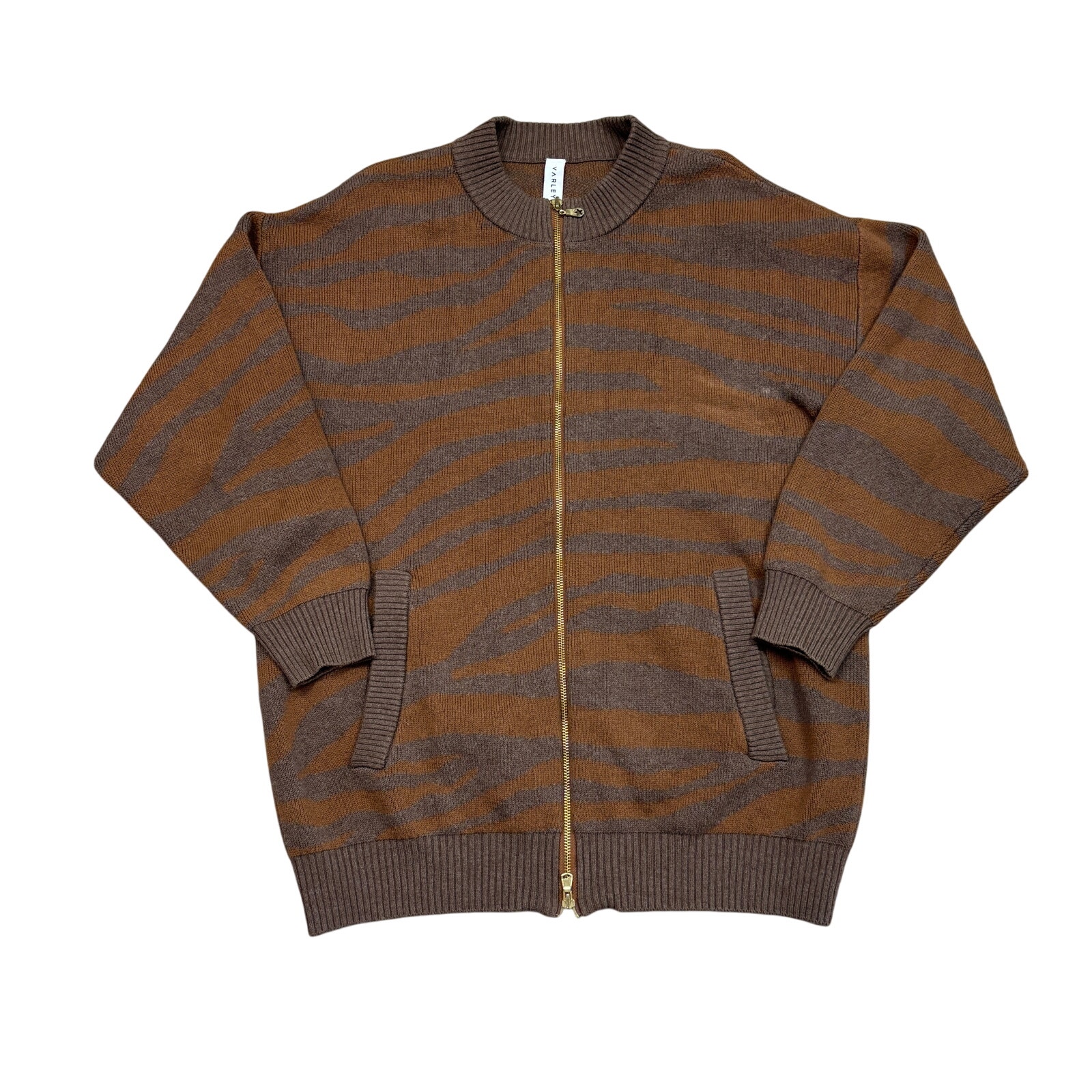 Varley Anthropologie Mayberry Zip Cardigan Sweater Women's Large