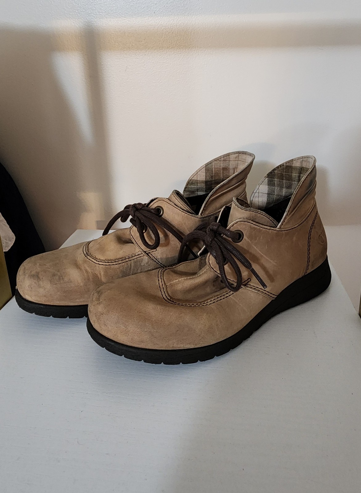 Born Boots Leather Booties Indie Sleaze Lagenlook Boho