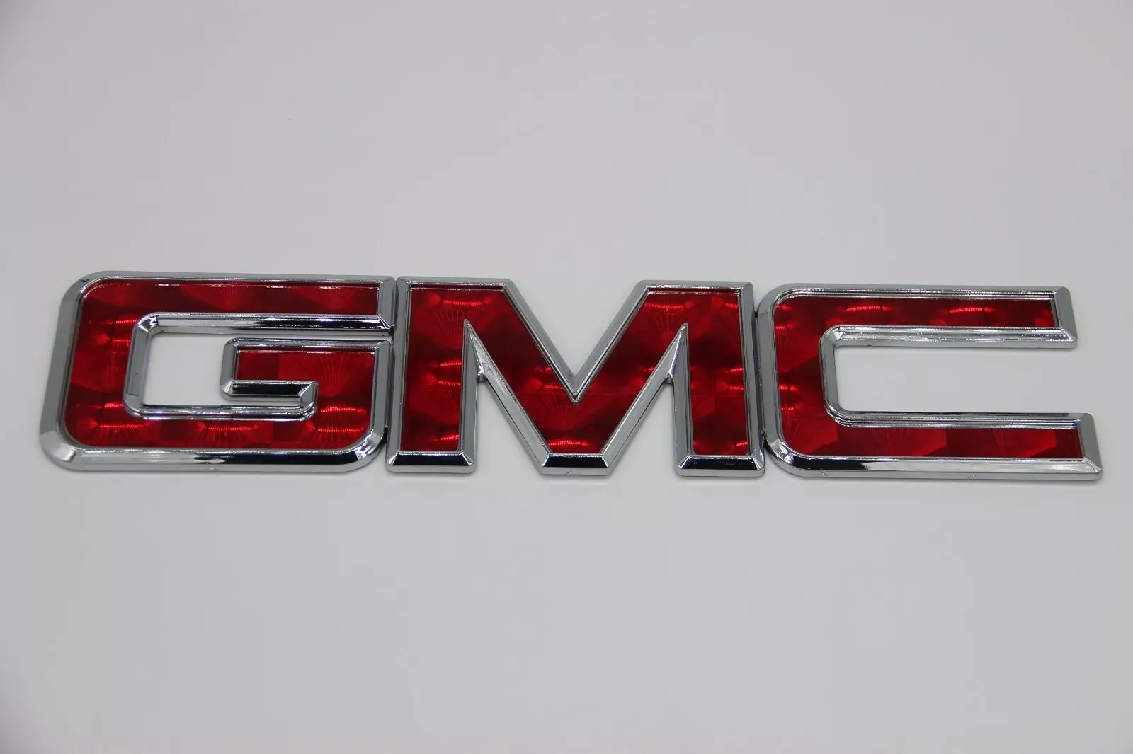 Fits GMC Front Grill Emblem 13 Badge Logo Red Vintage