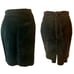 Vintage Esprit Black Suede Pencil Skirt | Size 7 W 26 - 27