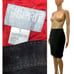 Vintage Esprit Black Suede Pencil Skirt | Size 7 W 26 - 27