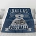 Dallas cowboys fleece blanket NFL