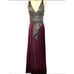 Aidan Mattox Formal Sleeveless Long Bow Evening Gown Dress Size 6 NWT