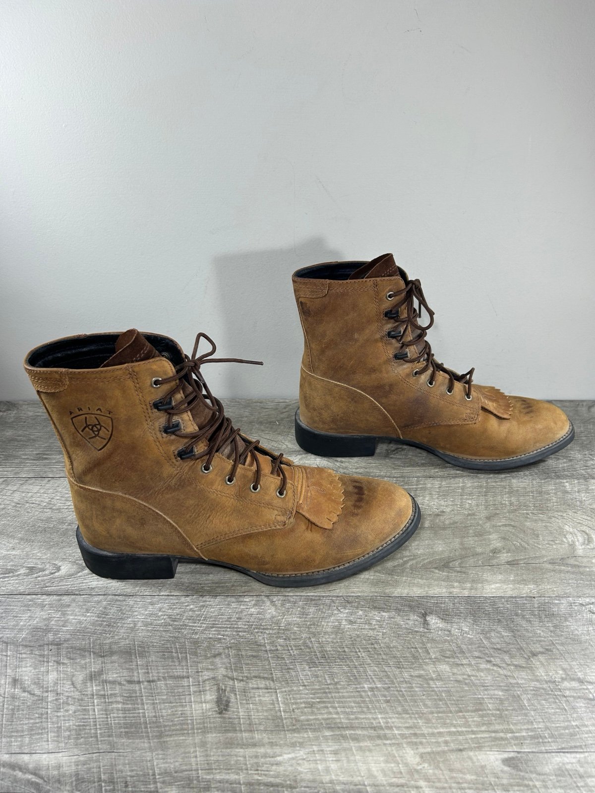 Ariat 33527 Paddock Lacer Western Cowboy Brown Women’s Riding Boots Size 9.5