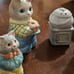 Avon Collectibles Cat Salt & Pepper Shakers Sugar Bowl Cream Porcelain Vtg