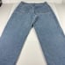 VTG 90s Levis Silver Tab Jean Men 37x33* Baggy Blue Faded Cotton Denim Tag 38x34