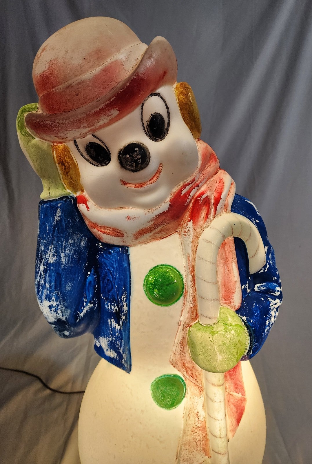 Vintage Empire Snowman blow mold