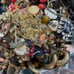 Jewelry Lot over 6LBS of project jewelry craft wooden lucite plastic beads Box 6
