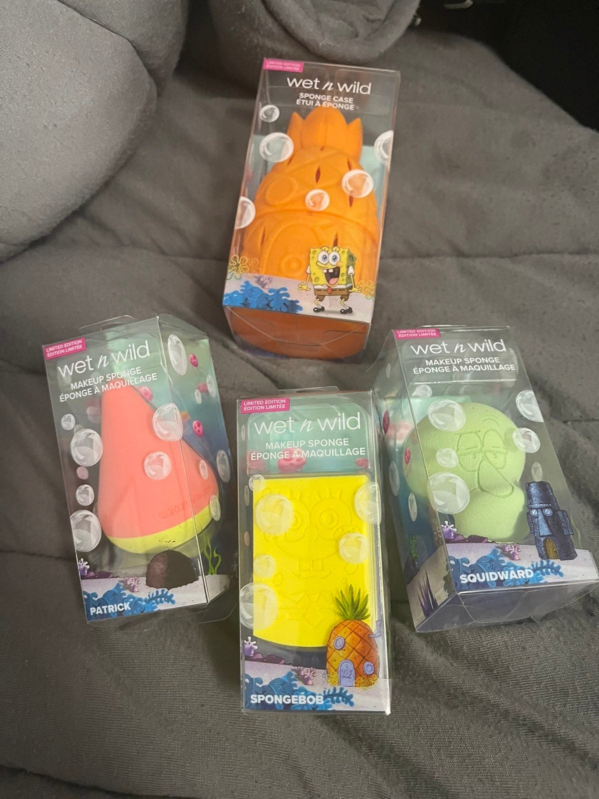 spongebob wet n wild sponge set