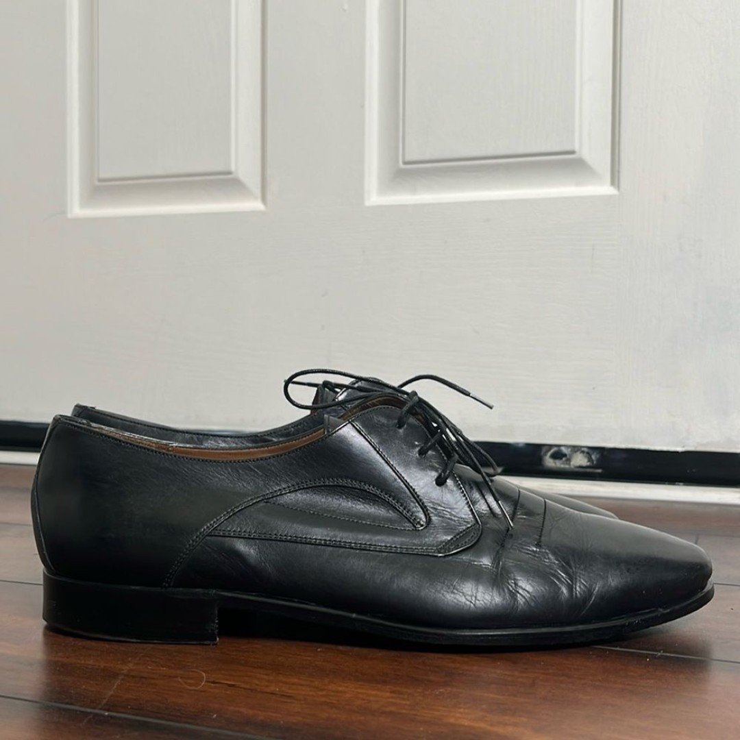Bally Lace Up Dress Shoes Oxfords size 11 made in Italy Classic