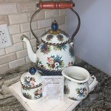 Mackenzie Childs Highbanks Collection 3 Piece Set