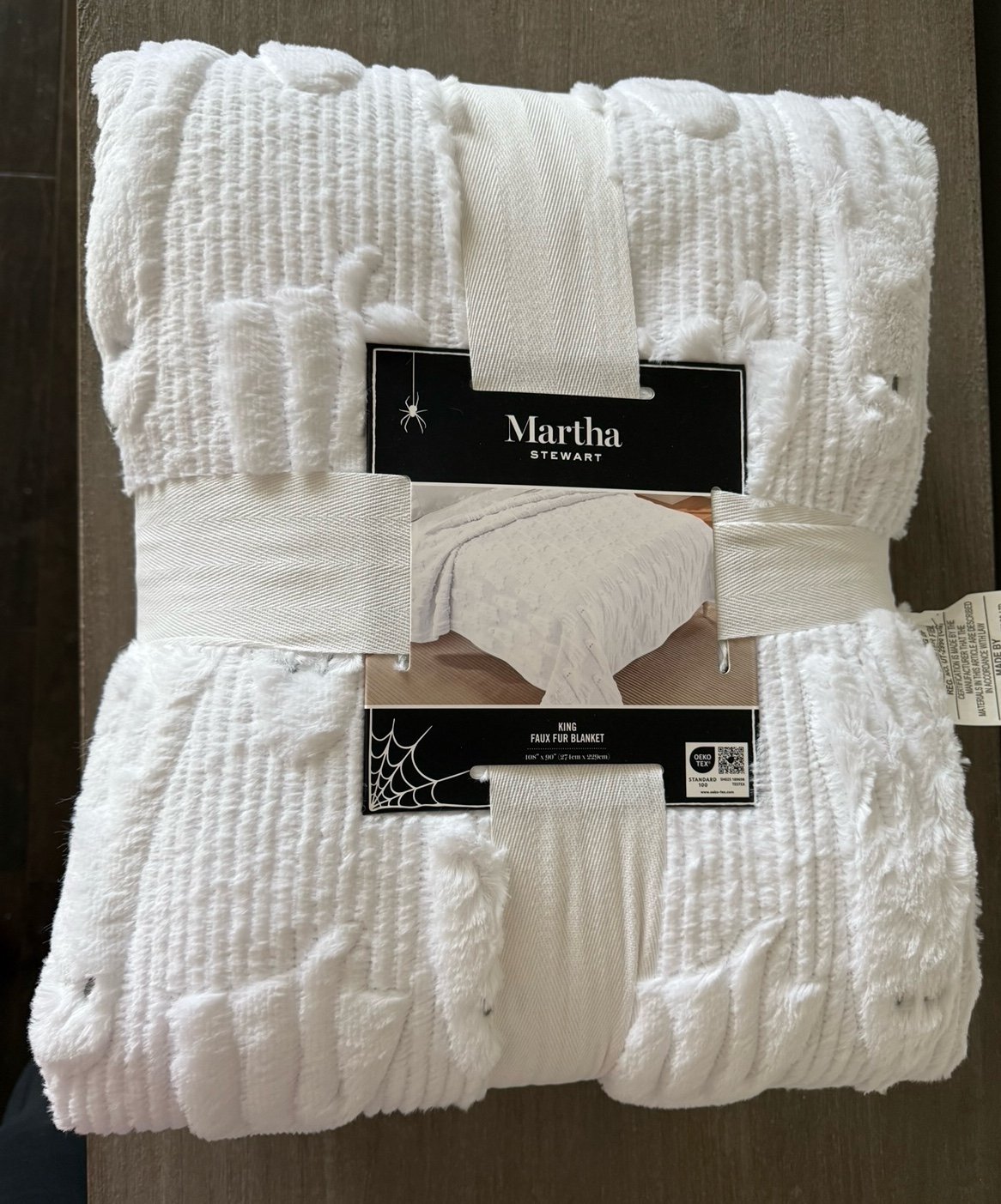 NWT Martha Stewart King Ghost Viral TikTok Blanket