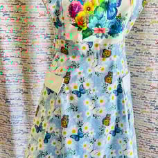 Daisies and Butterflies Adult Apron