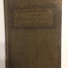 Pope's HOMER'S ILIAD, c1896 Classic