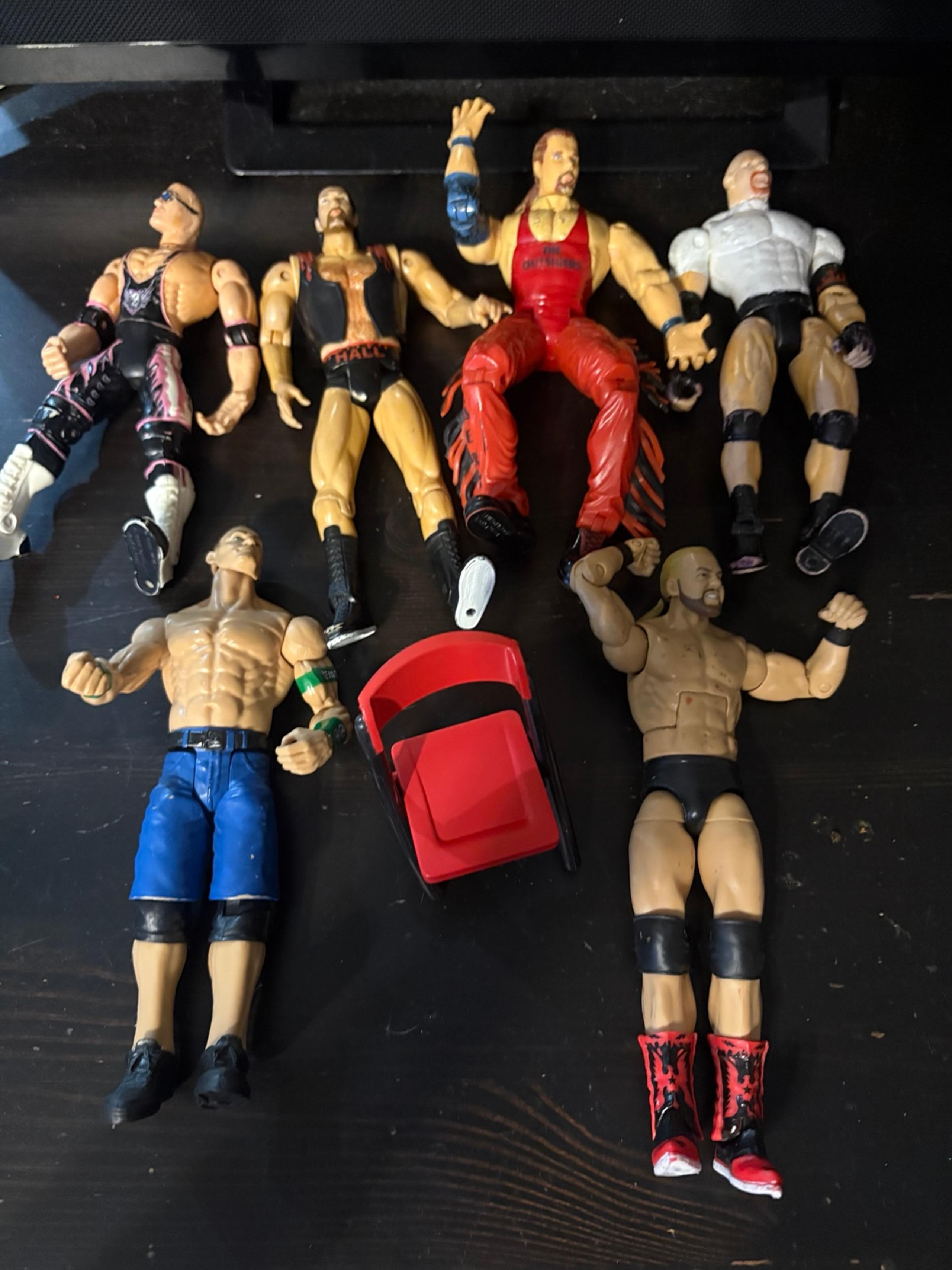 WWE wwf wcw action figure a lot