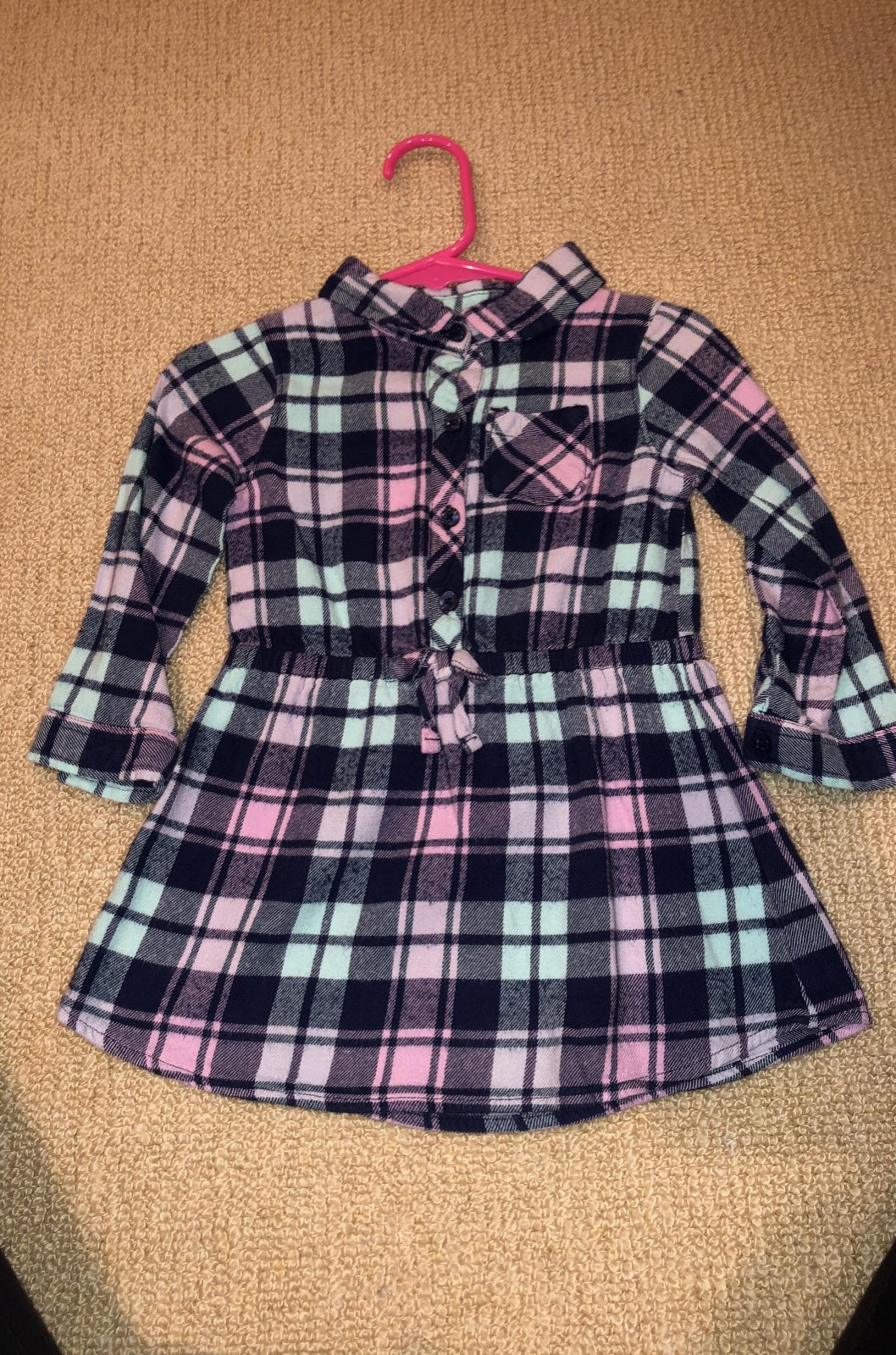 Babygap plaid flannel tunic Dress