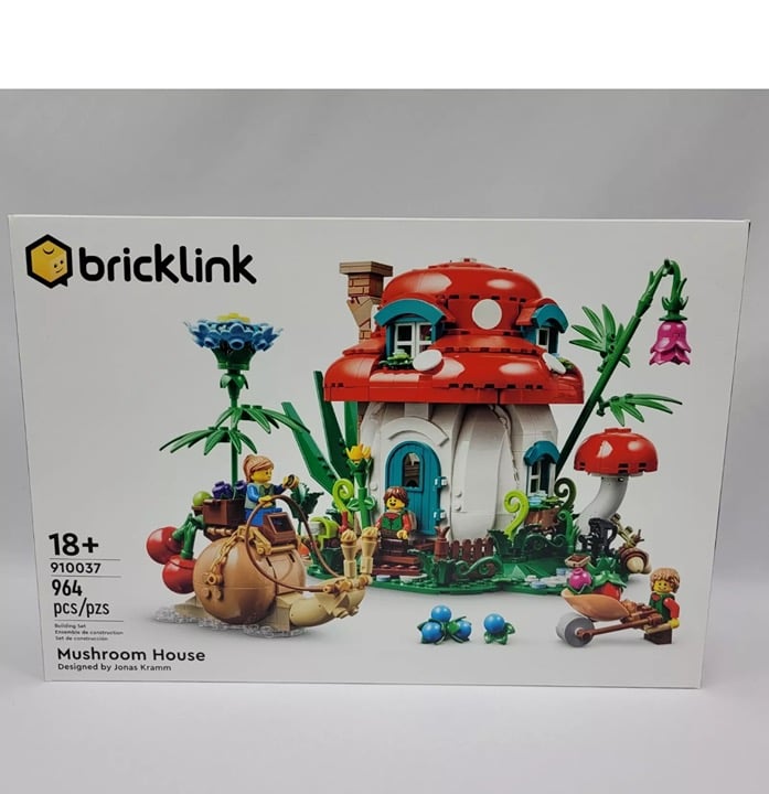 LEGO #910037 - Bricklink Designer Program - Mushroom House - New Sealed In Hand
