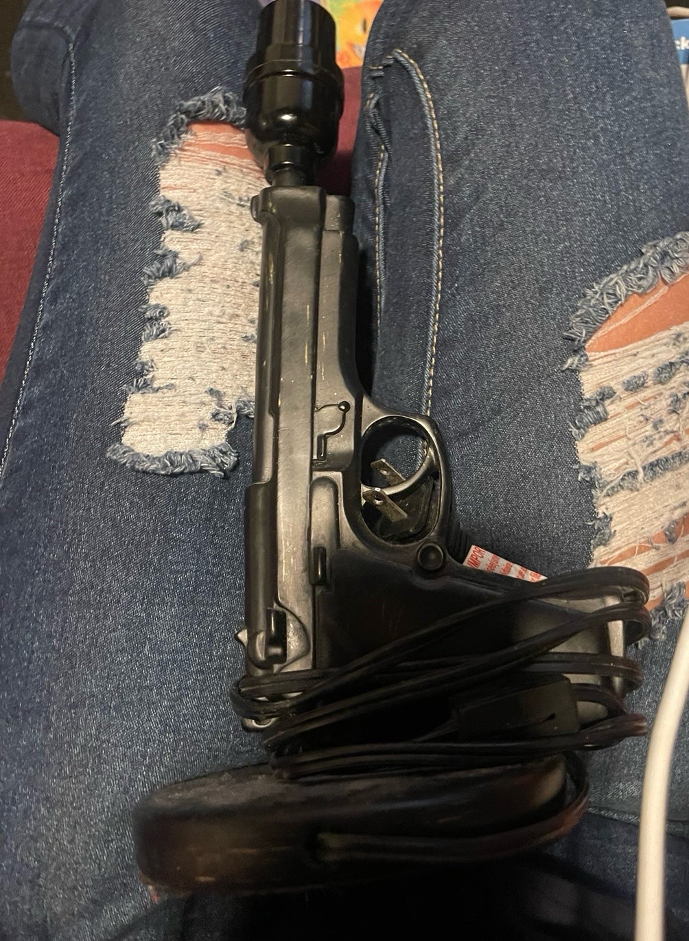 Hobby lobby gun lamp deals