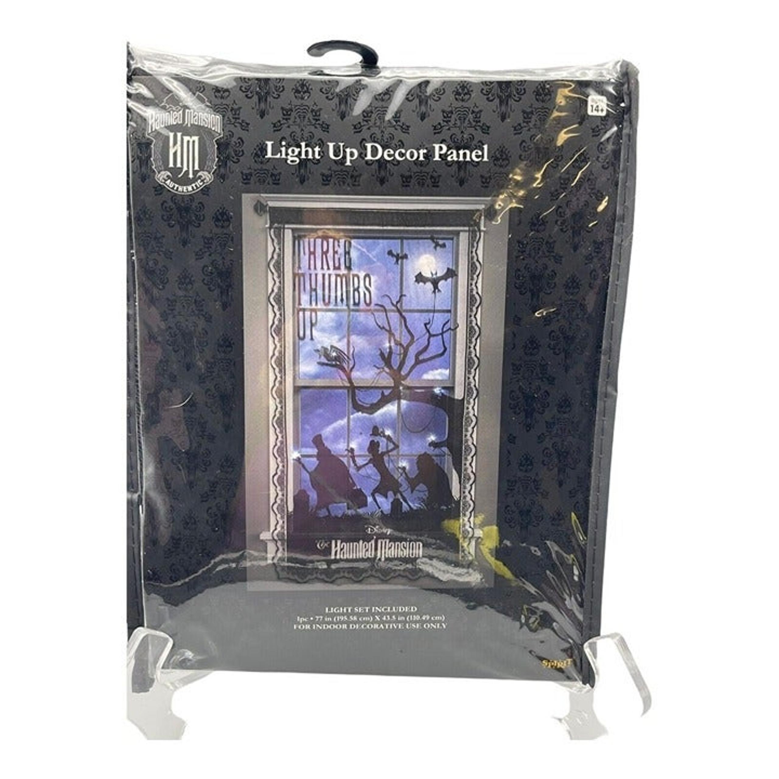 Disney The Haunted Mansion Light Up Decor Panel Led 77” X 43”